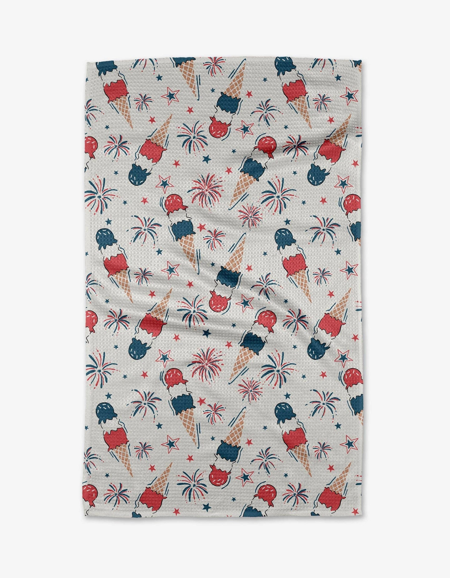 Geometry "Ice Cream" Celebration Tea Towel